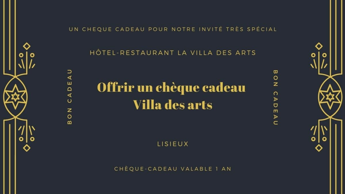 Chèque cadeau Villa des arts